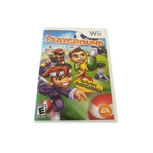 EA Playground Nintendo Wii Game Includes Dodgeball Complete CIB RVL-P-RPXE